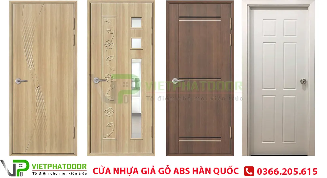 cửa nhựa abs hàn quốc