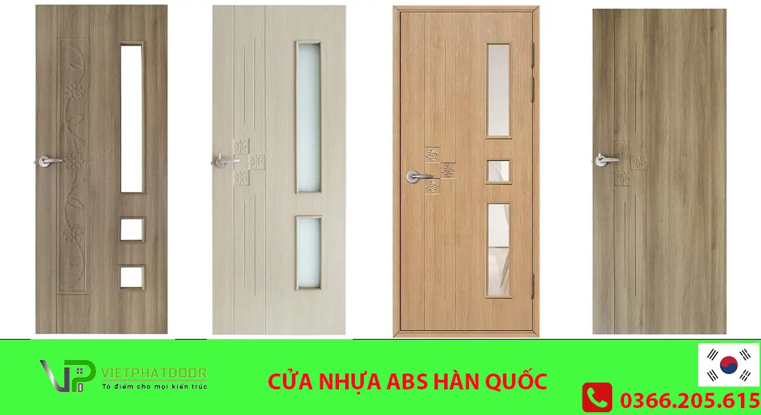 cửa nhựa abs hàn quốc kos