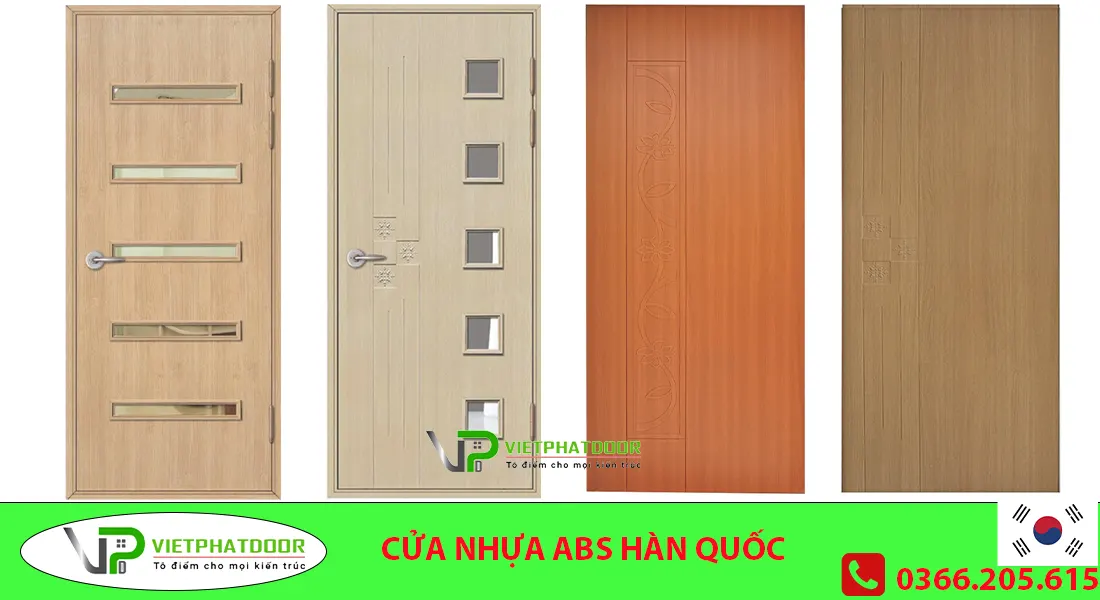 cửa nhựa abs hàn quốc kos