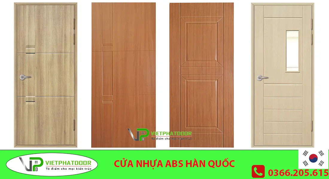 cửa nhựa abs hàn quốc kos