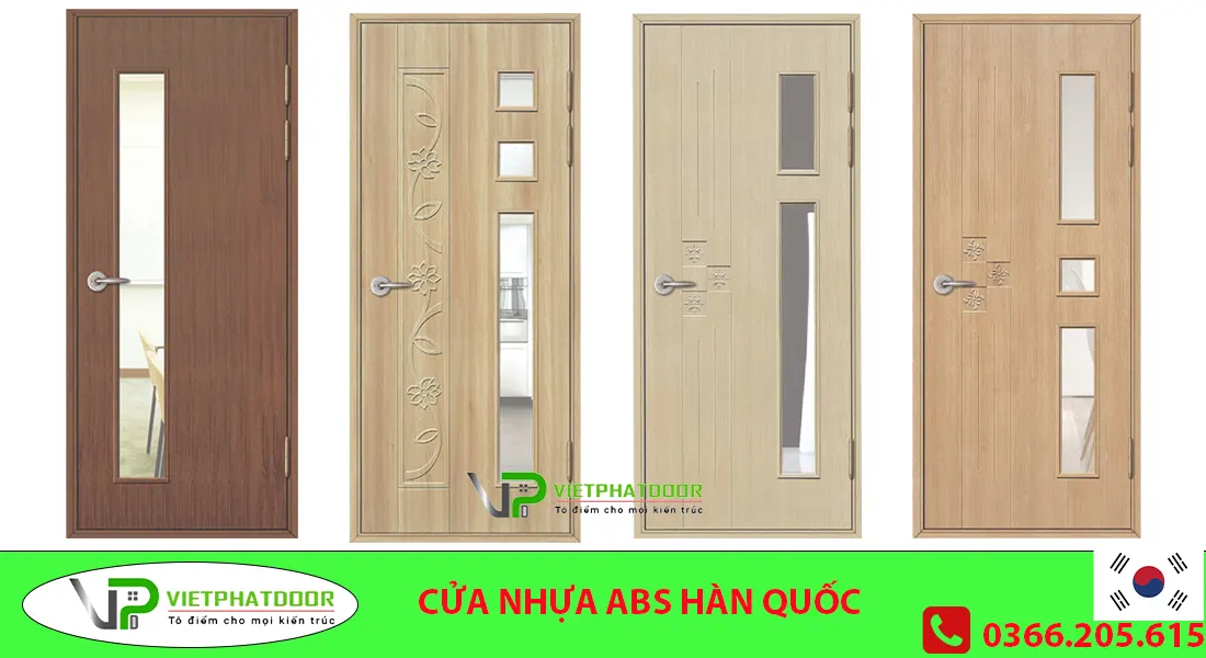 cửa nhựa abs hàn quốc kos