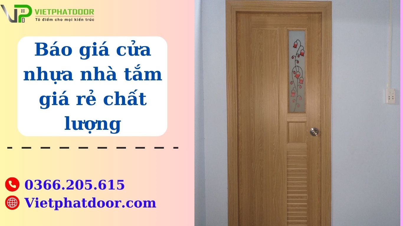 Báo giá cửa nhựa nhà tắm giá rẻ chất lượng