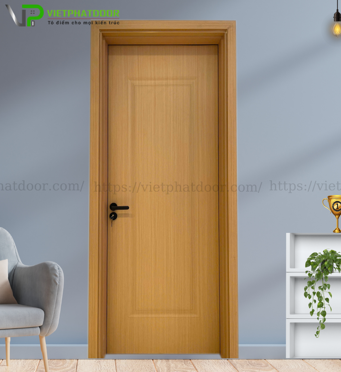 CỬA GỖ CARBON - VP714