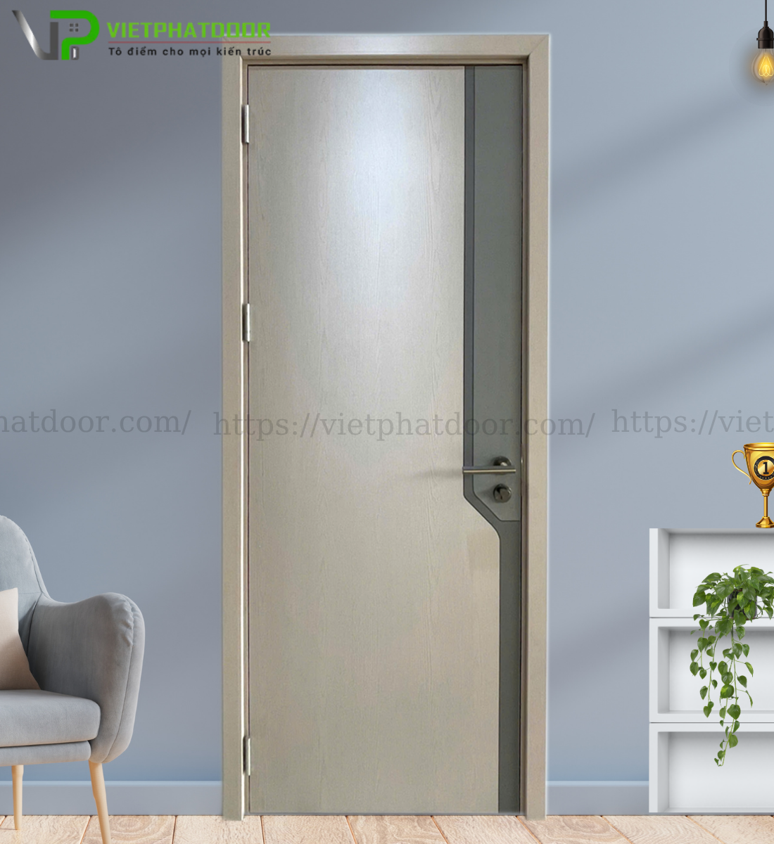 CỬA GỖ CARBON - VP722