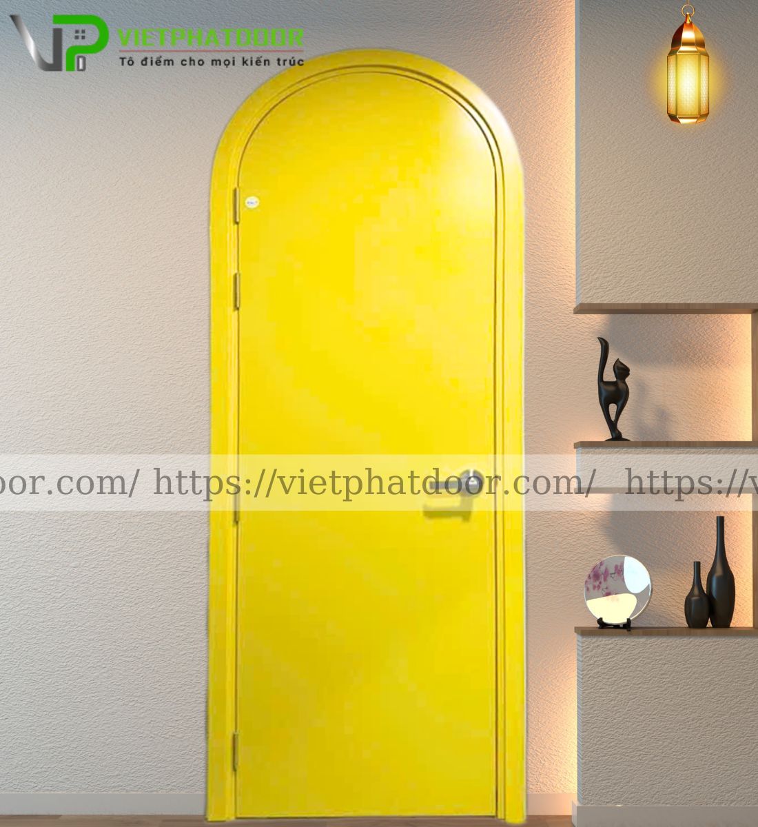 CỬA NHỰA COMPOSITE SYA - SƠN 2K YELLOW