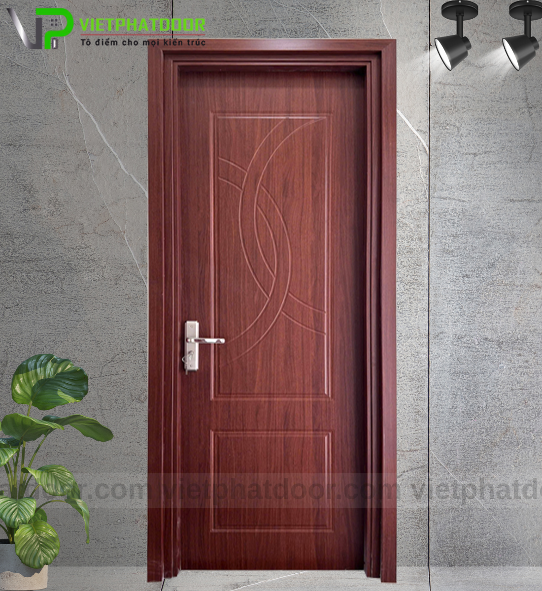 CỬA NHỰA GIẢ GỖ COMPOSITE VPB07 - TÂN CỔ ĐIỂN LXR