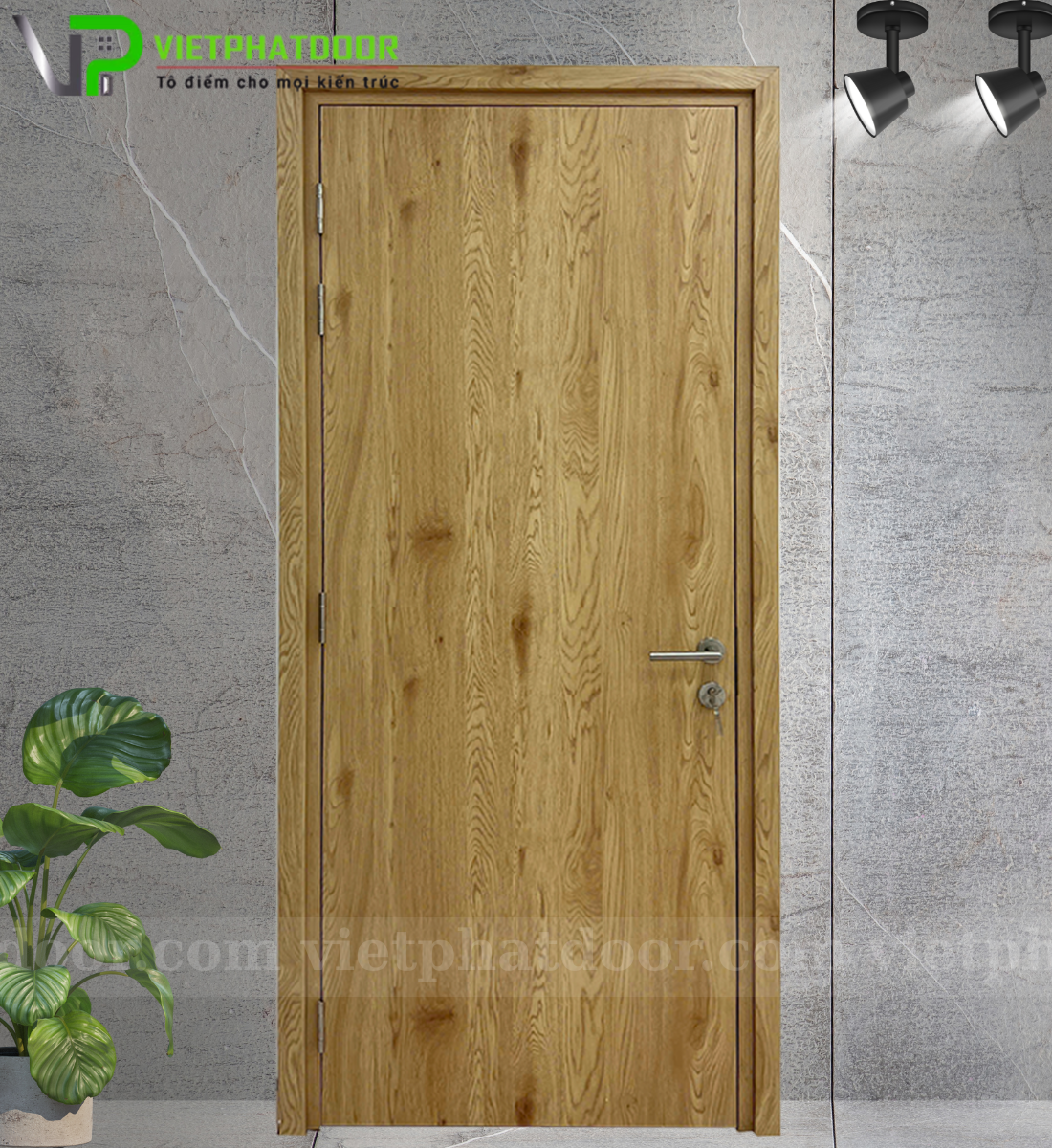 CỬA NHỰA GIẢ GỖ COMPOSITE VPE15 - PHẴNG TRƠN