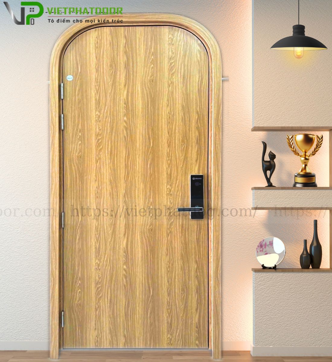 CỬA VÒM NHỰA GIẢ GỖ COMPOSITE VPB06 - BASIC