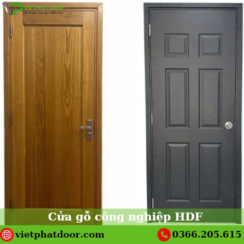 Cửa gỗ công nghiệp HDF