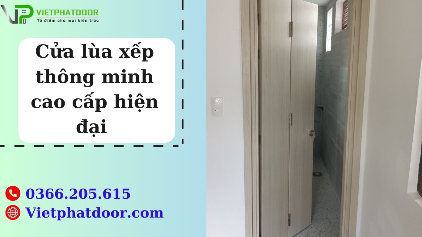 Cửa lùa xếp thông minh cao cấp hiện đại