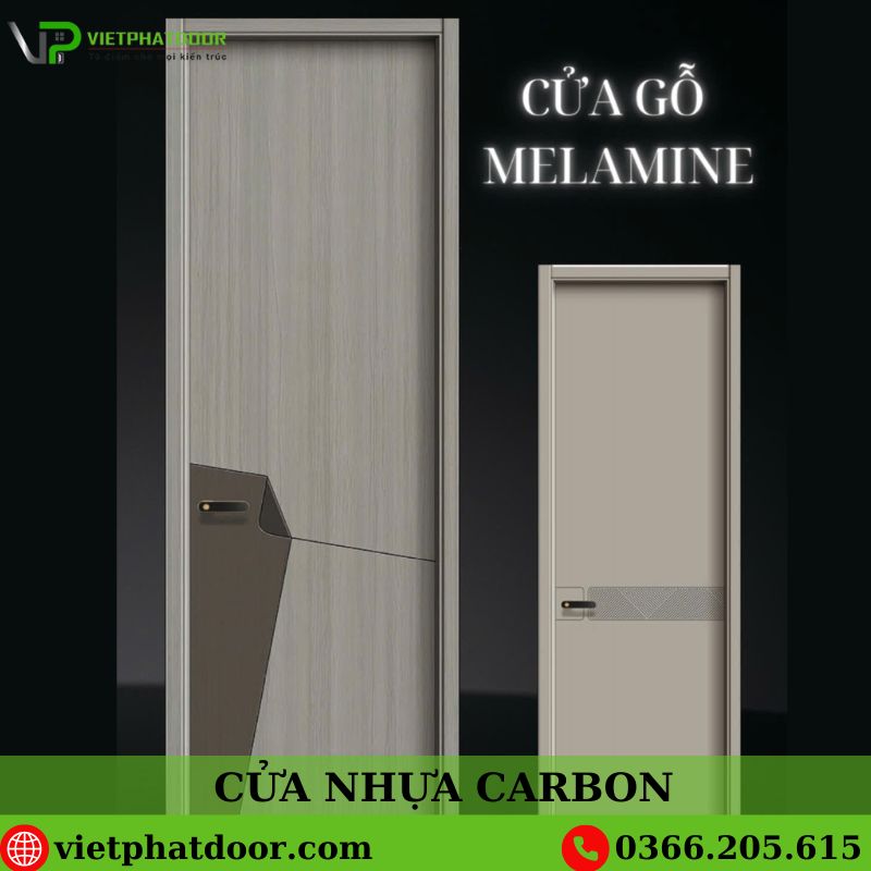 Cửa nhựa carbon melamine