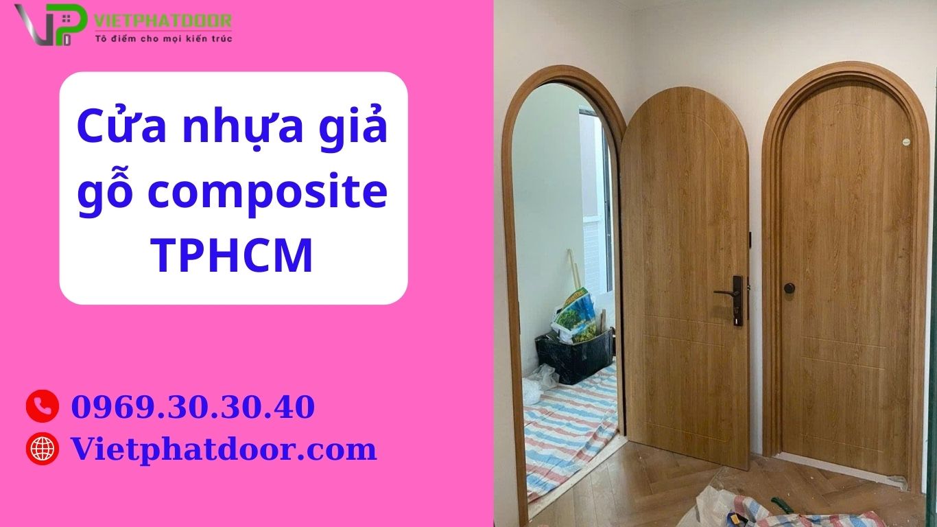 Cửa nhựa giả gỗ composite TPHCM