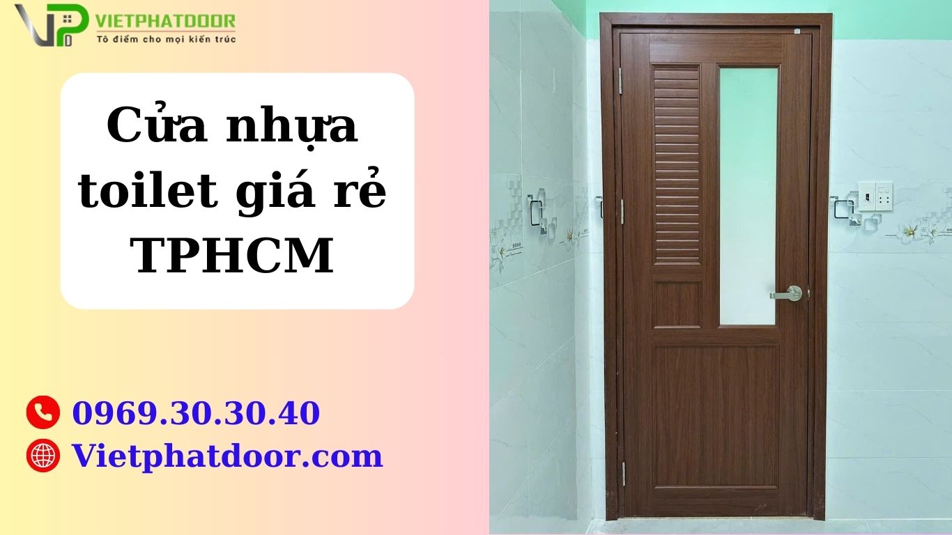 Cửa nhựa toilet giá rẻ TPHCM