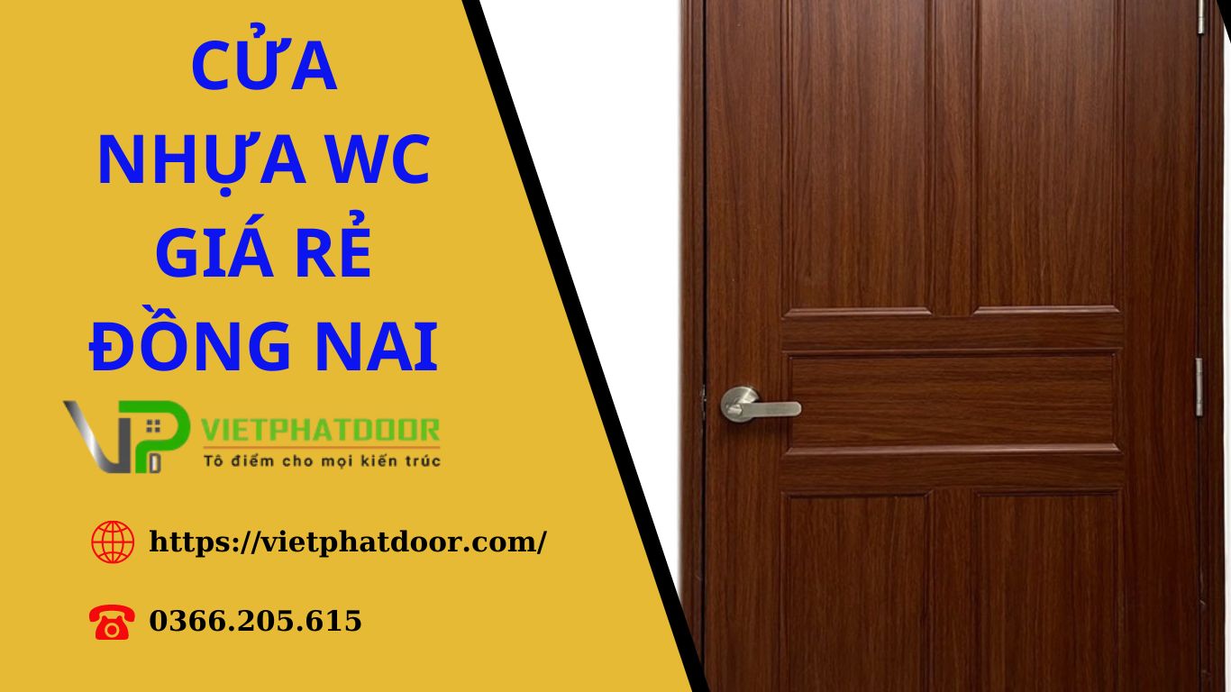 Cửa nhựa wc giá rẻ Đồng Nai