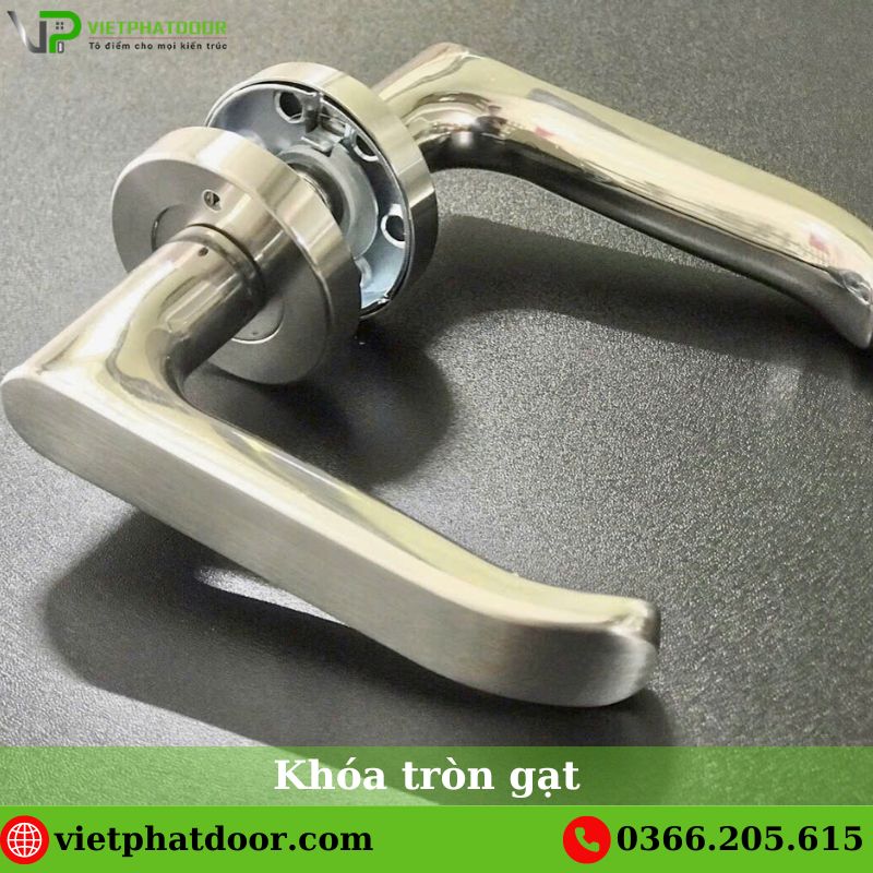 Khóa tròn gạt inox