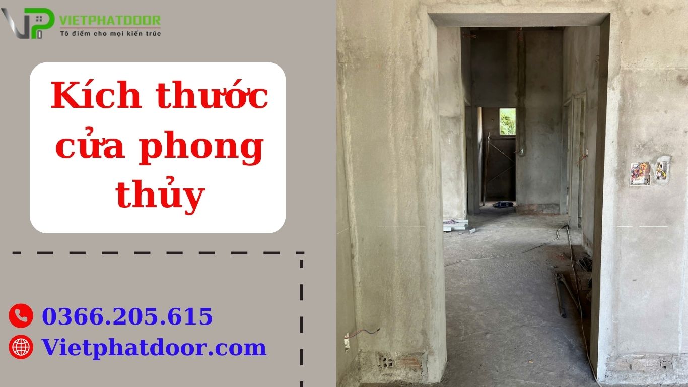 Kích thước cửa phong thủy