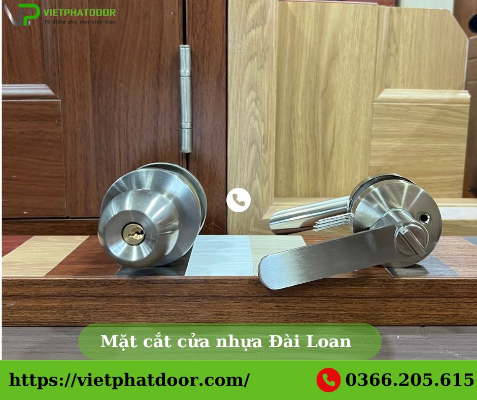 Mặt  cắt cửa nhựa Đài Loan