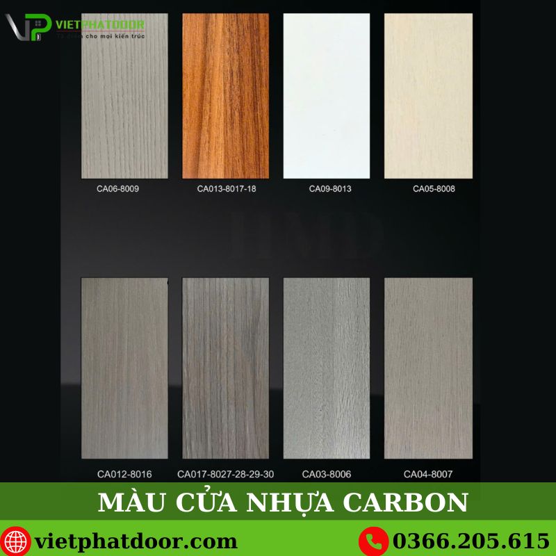 Màu cửa carbon