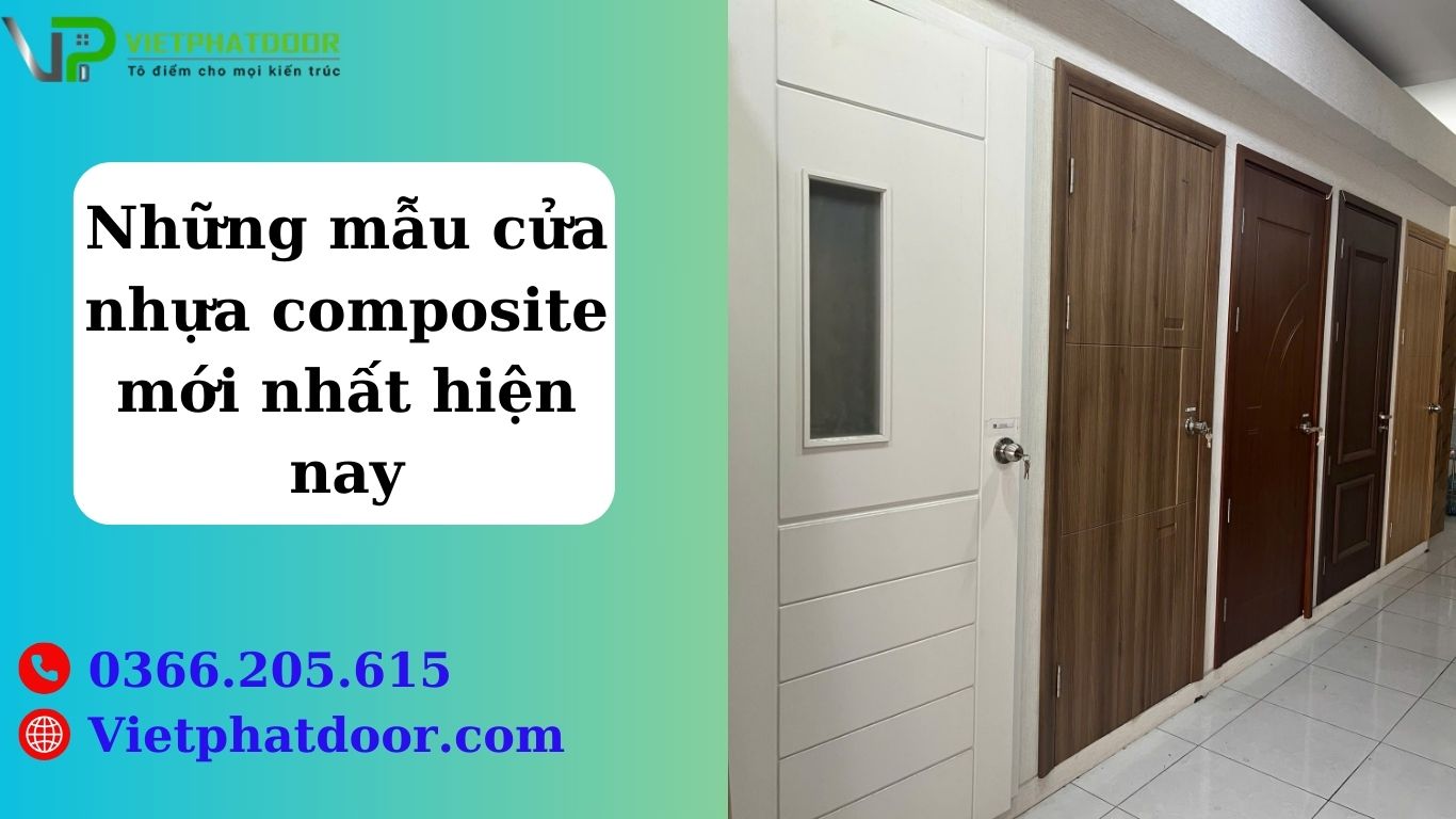 Những mẫu cửa nhựa composite mới nhất hiện nay