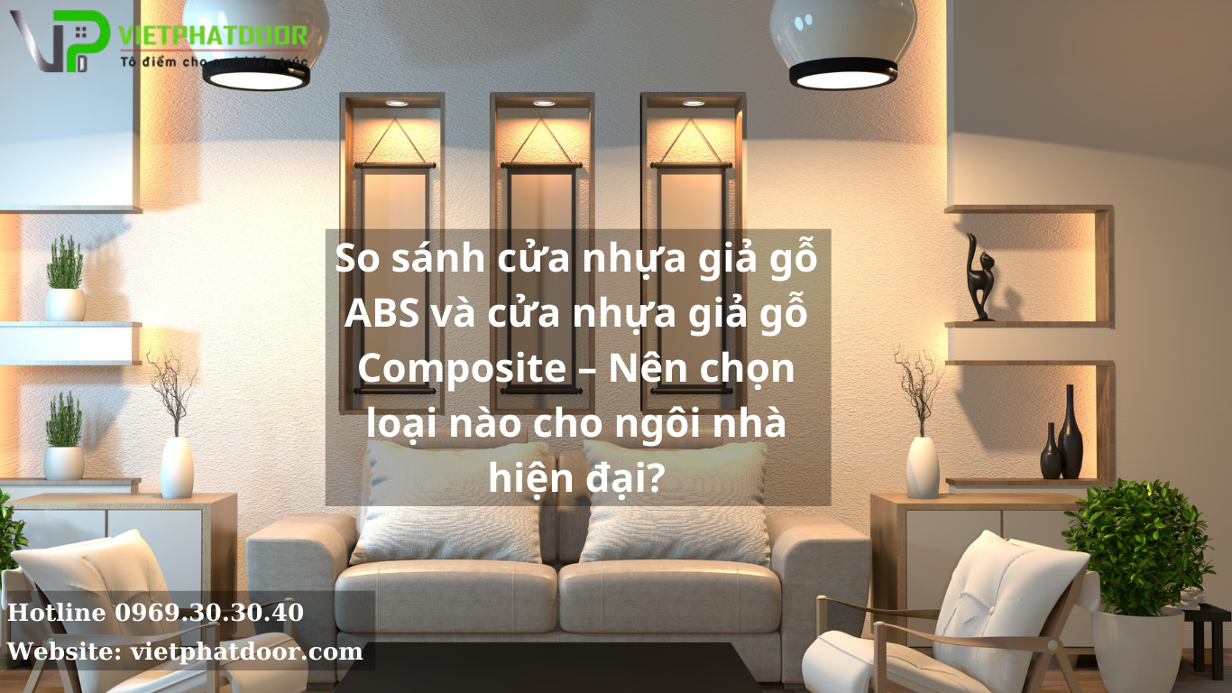 So sánh cửa nhựa giả gỗ ABS và cửa nhựa giả gỗ Composite – Nên chọn loại nào cho ngôi nhà hiện đại