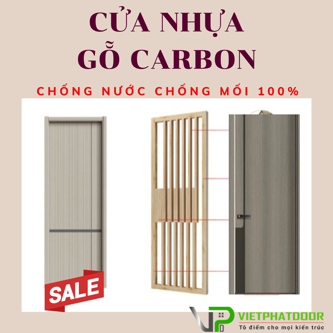 cửa nhựa giả gỗ carbon