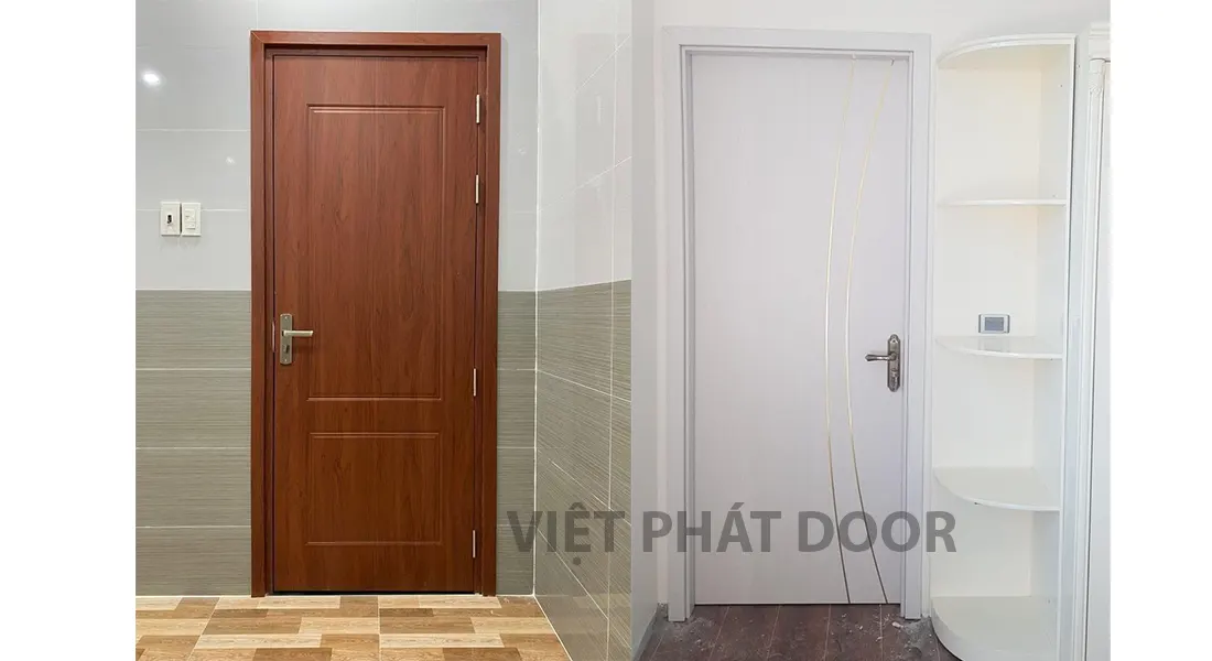 cửa nhựa giả gỗ composite