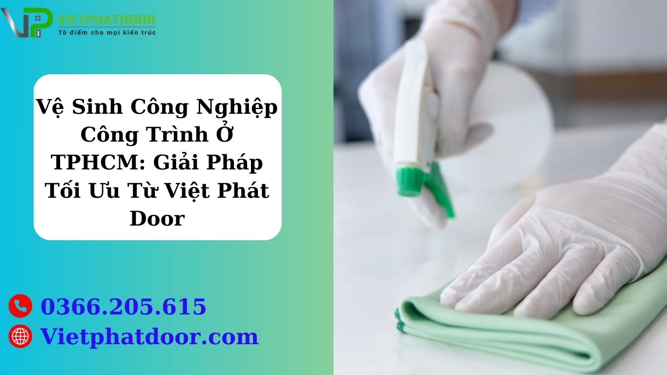 Vệ Sinh Công Nghiệp Công Trình Ở TPHCM Giải Pháp Tối Ưu Từ Việt Phát Door