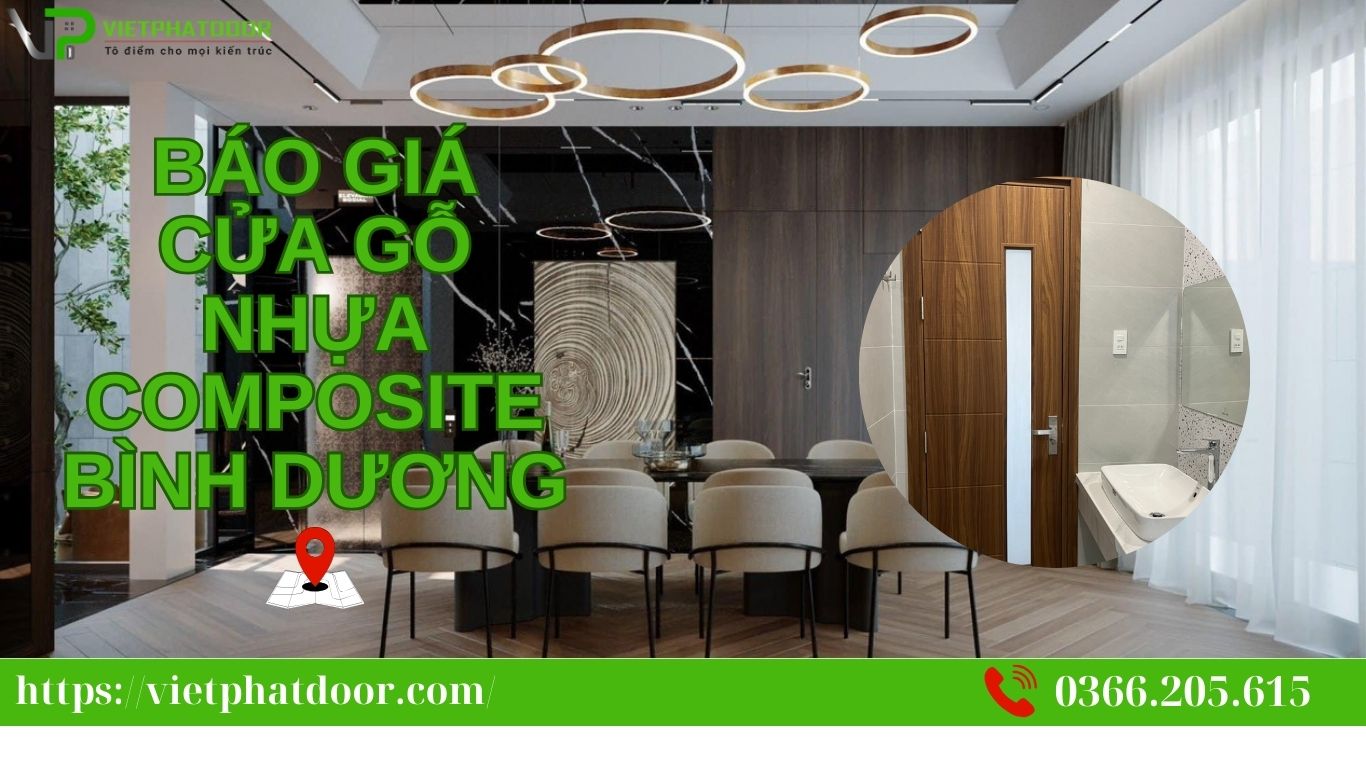 báo giá cửa gỗ nhựa composite bình dương