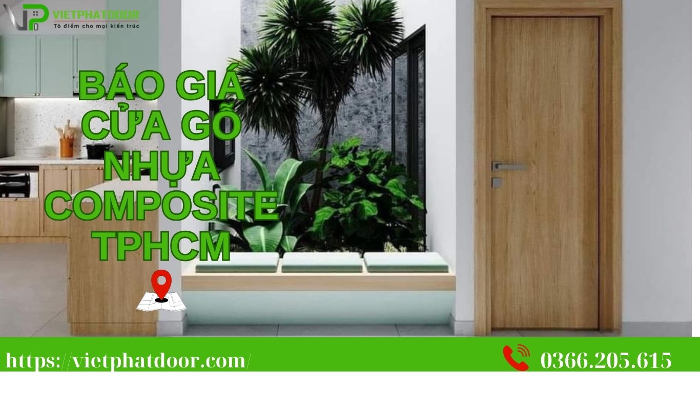 báo giá cửa gỗ nhựa composite