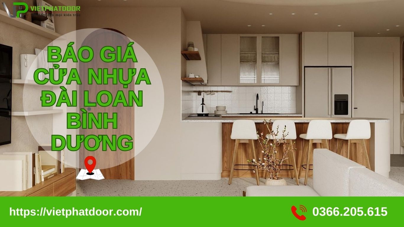 báo giá cửa nhựa Đài Loan Bình Dương