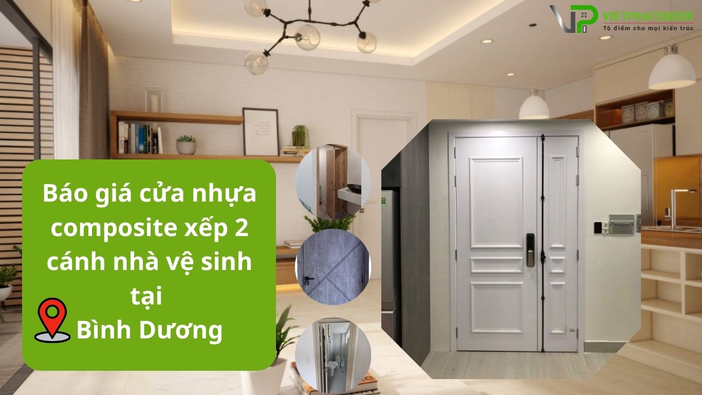 báo giá cửa nhựa composite xếp 2 cánh nhà vệ sinh ở bình dương