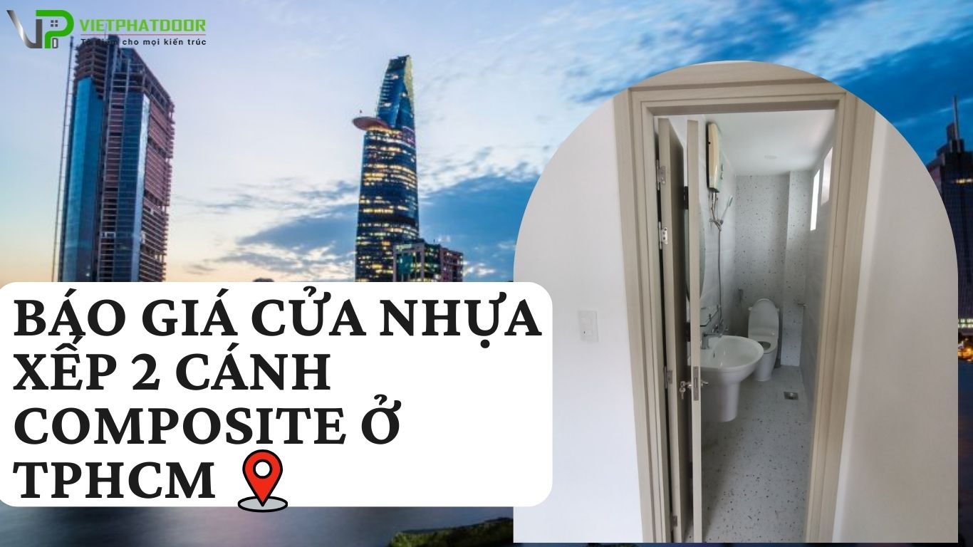 báo giá cửa nhựa xếp 2 cánh ở tphcm