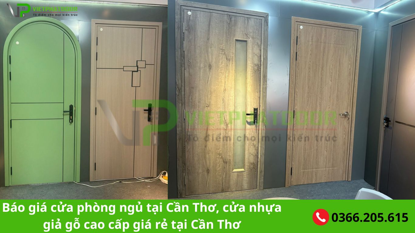 BÁO GIÁ CỬA PHÒNG NGỦ TẠI CẦN THƠ, CỬA NHỰA GIẢ GỖ CAO CẤP GIÁ RẺ TẠI CẦN THƠ