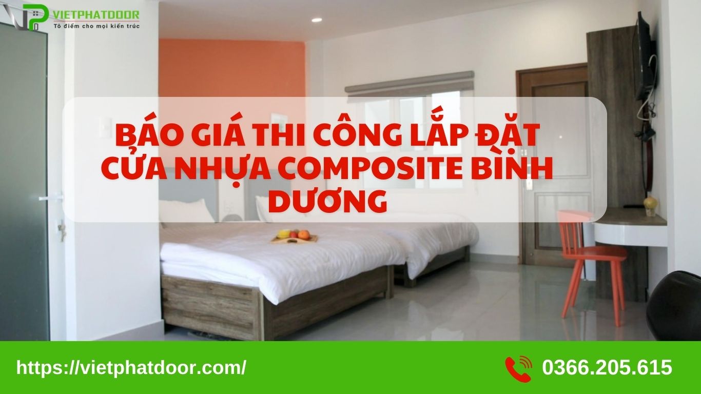 báo giá thi công lắp đặt cửa nhựa composite Bình Dương