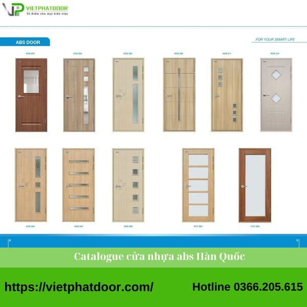 catalogue cửa nhựa abs hàn quốc 2