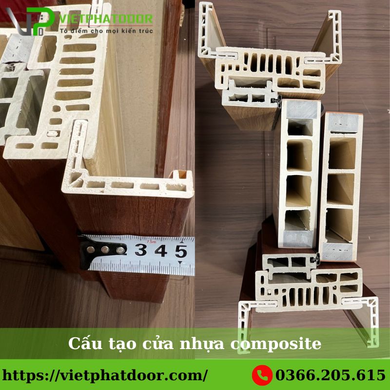 cấu tạo cửa nhựa composite