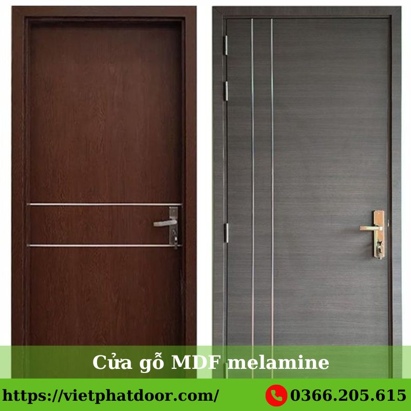 cửa gỗ mdf melamine