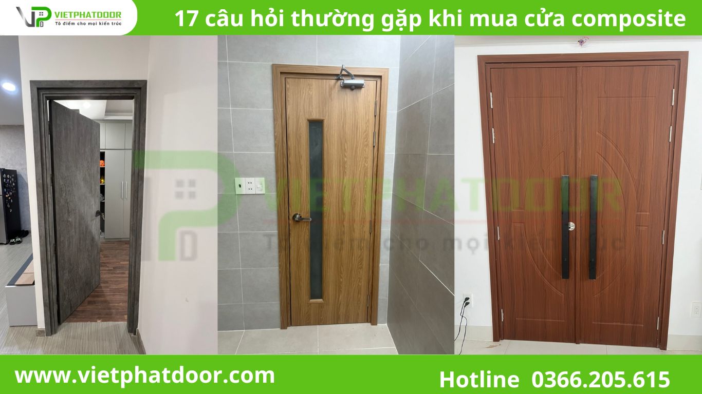 cửa nhựa giả gỗ composite