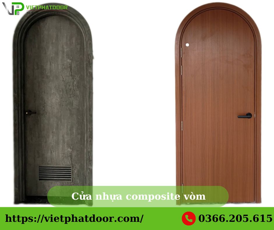 cửa nhựa composite vòm