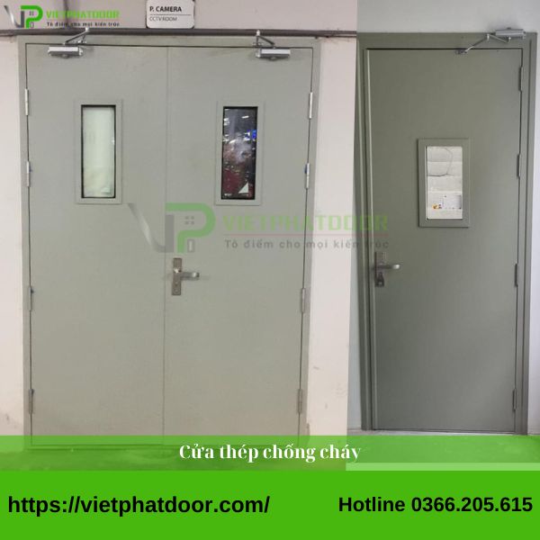 cửa thép chống cháy 60 phút