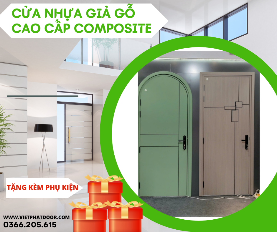 cửa nhựa giả gỗ composite