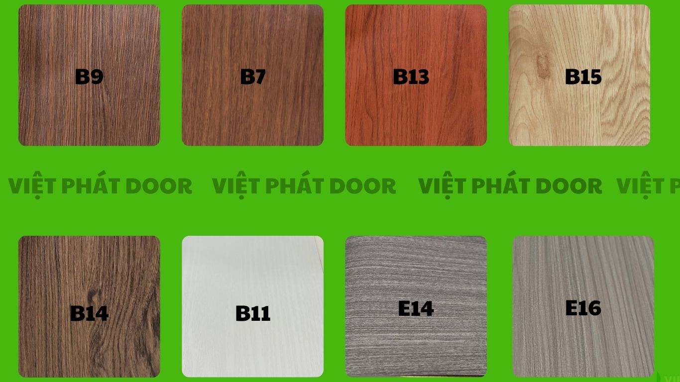 màu cửa nhựa composite phủ vân 01