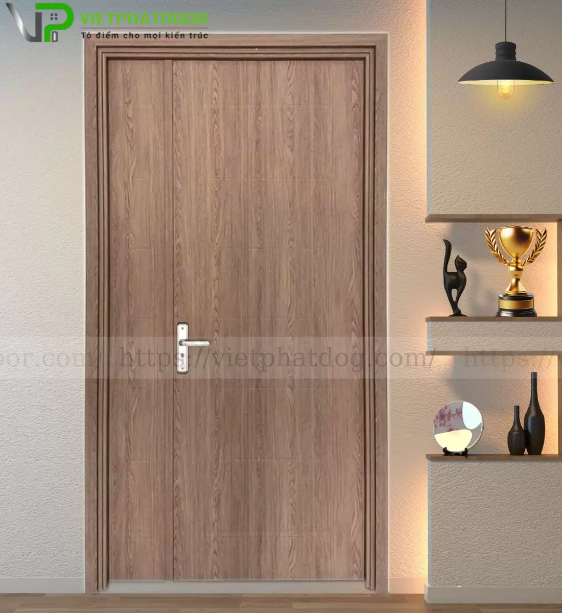 CỬA 2 CÁNH LỆCH NHỰA COMPOSITE SYE 09 - PHẴNG