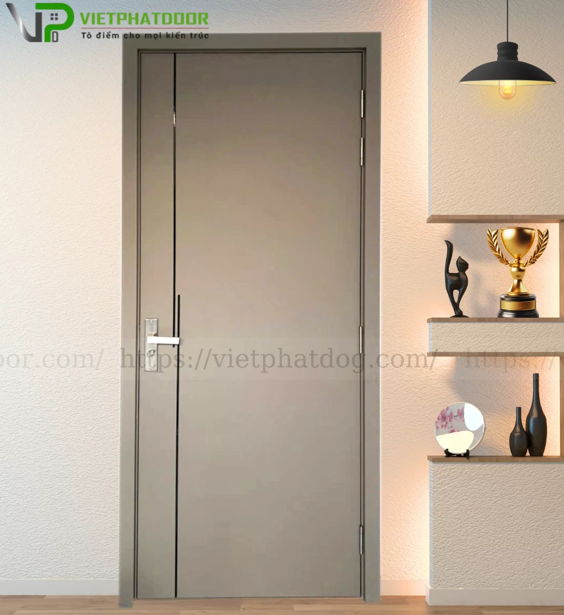 CỬA NHỰA COMPOSITE SYD 05 - CNC PHÔI ĐEN 7MM