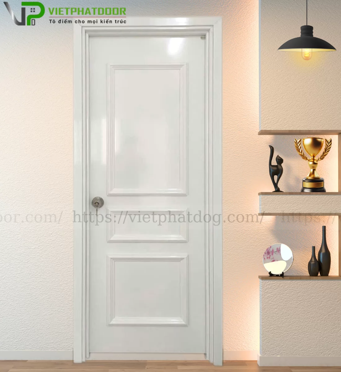 CỬA NHỰA GIẢ GỖ COMPOSITE LA - PHÀO CHỈ NỔI