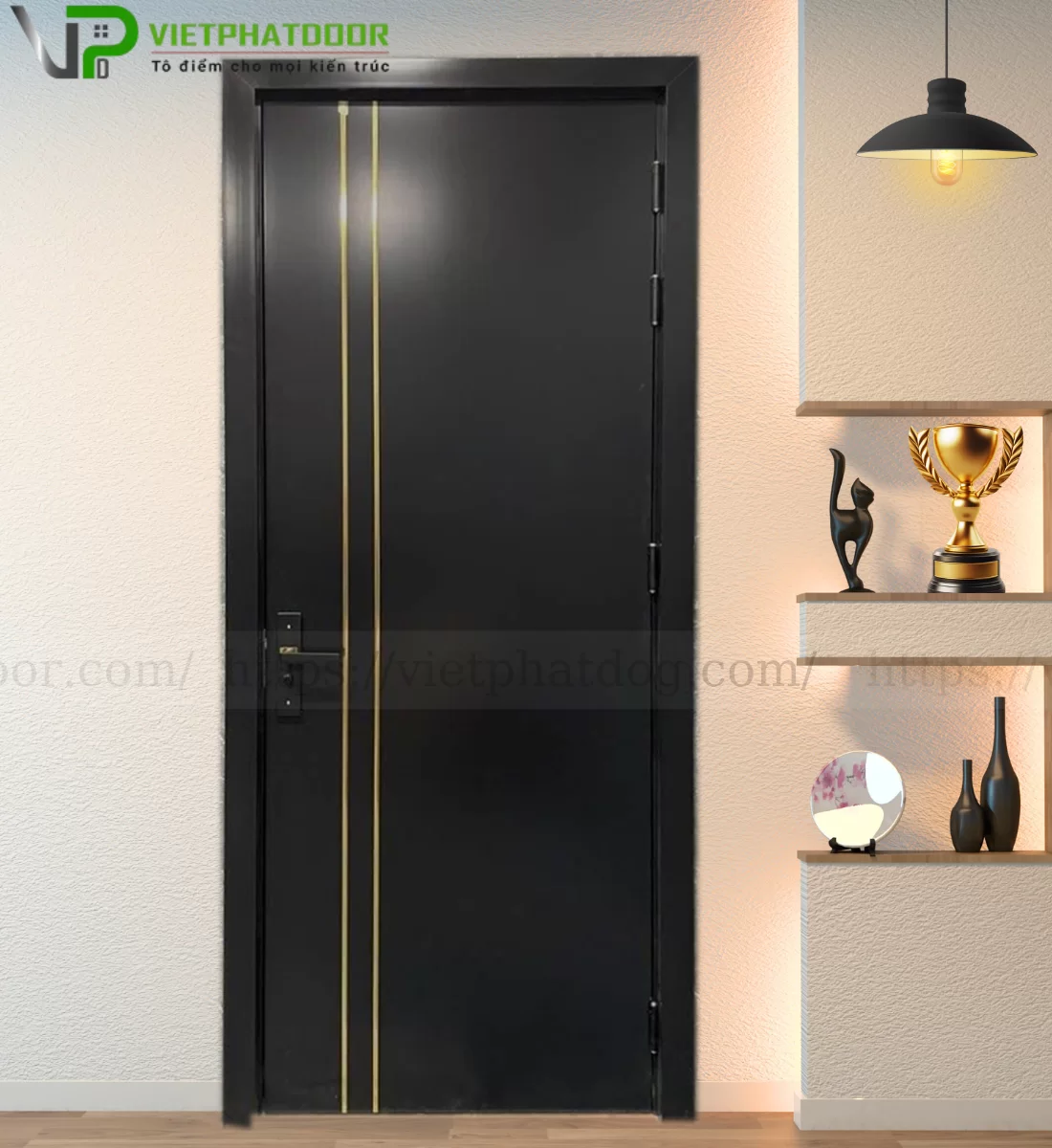 CỬA NHỰA GIẢ GỖ COMPOSITE SƠN - CHẠY CHỈ NHÔM HỢP KIM