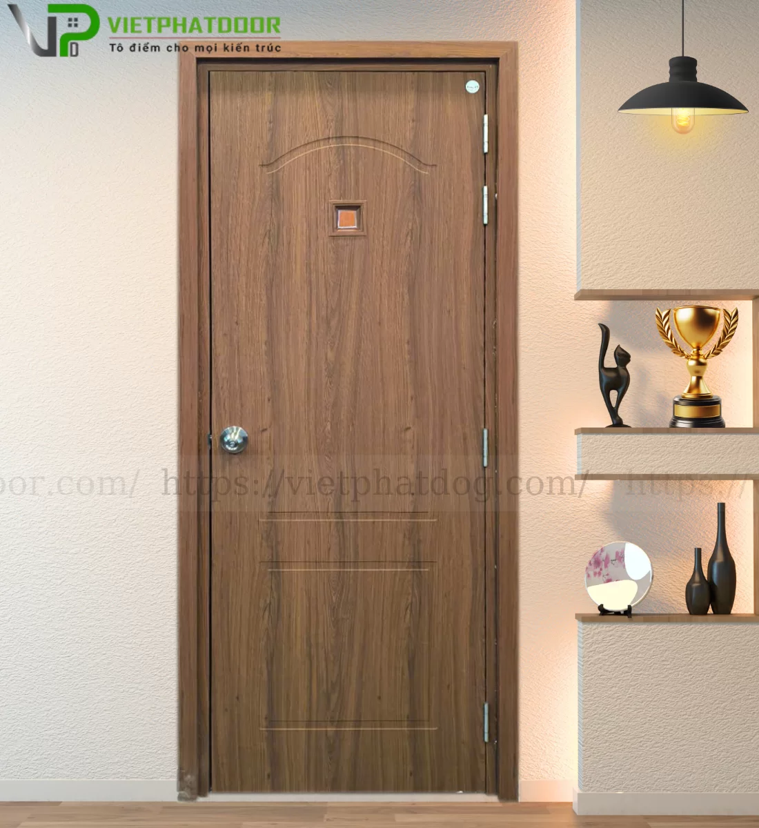 CỬA NHỰA GIẢ GỖ COMPOSITE SYB05 - CNC Ô KÍNH