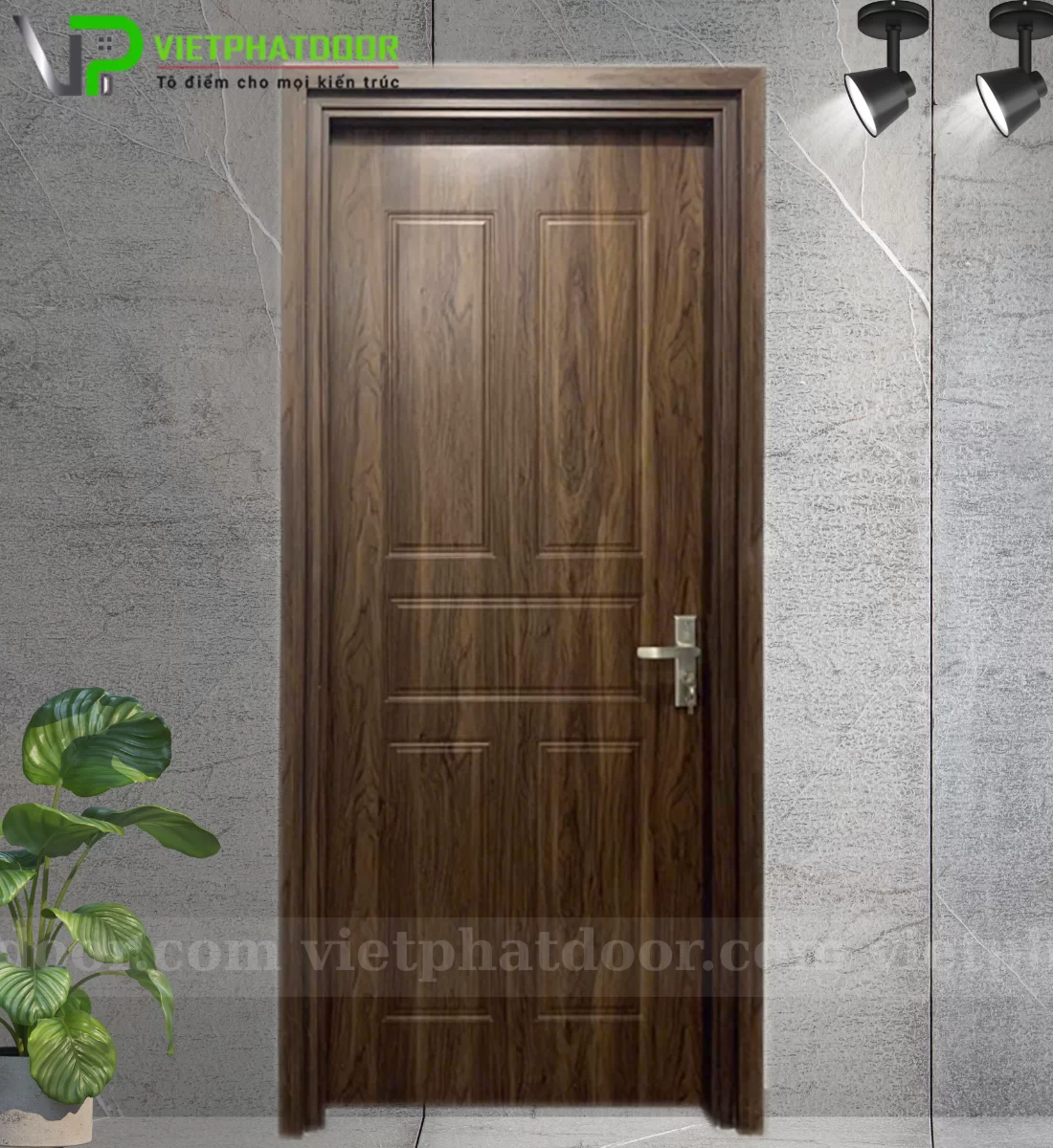 CỬA NHỰA GIẢ GỖ COMPOSITE VPB14 - CNC