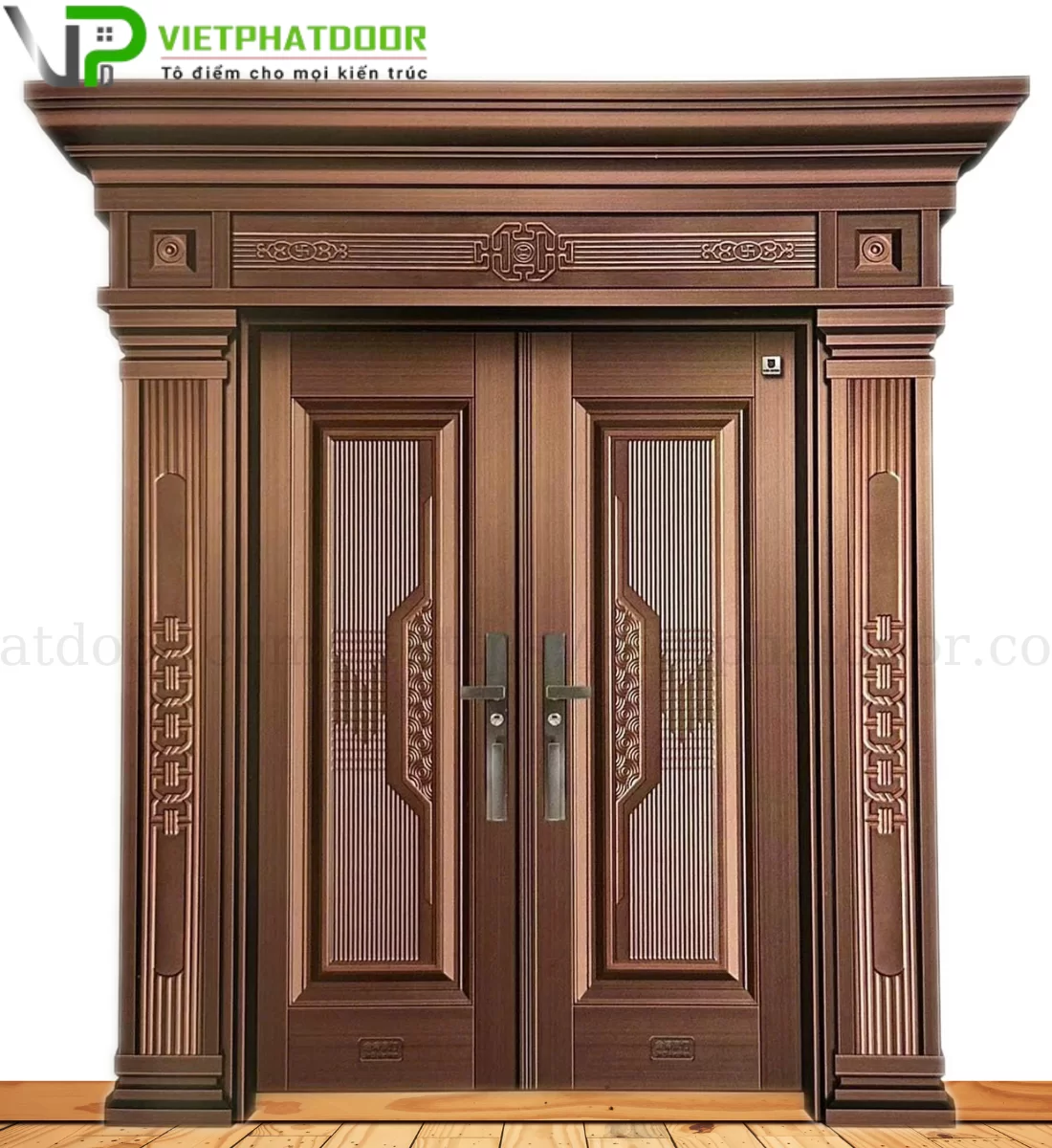 CỬA THÉP VÂN GỖ VP - LXR002