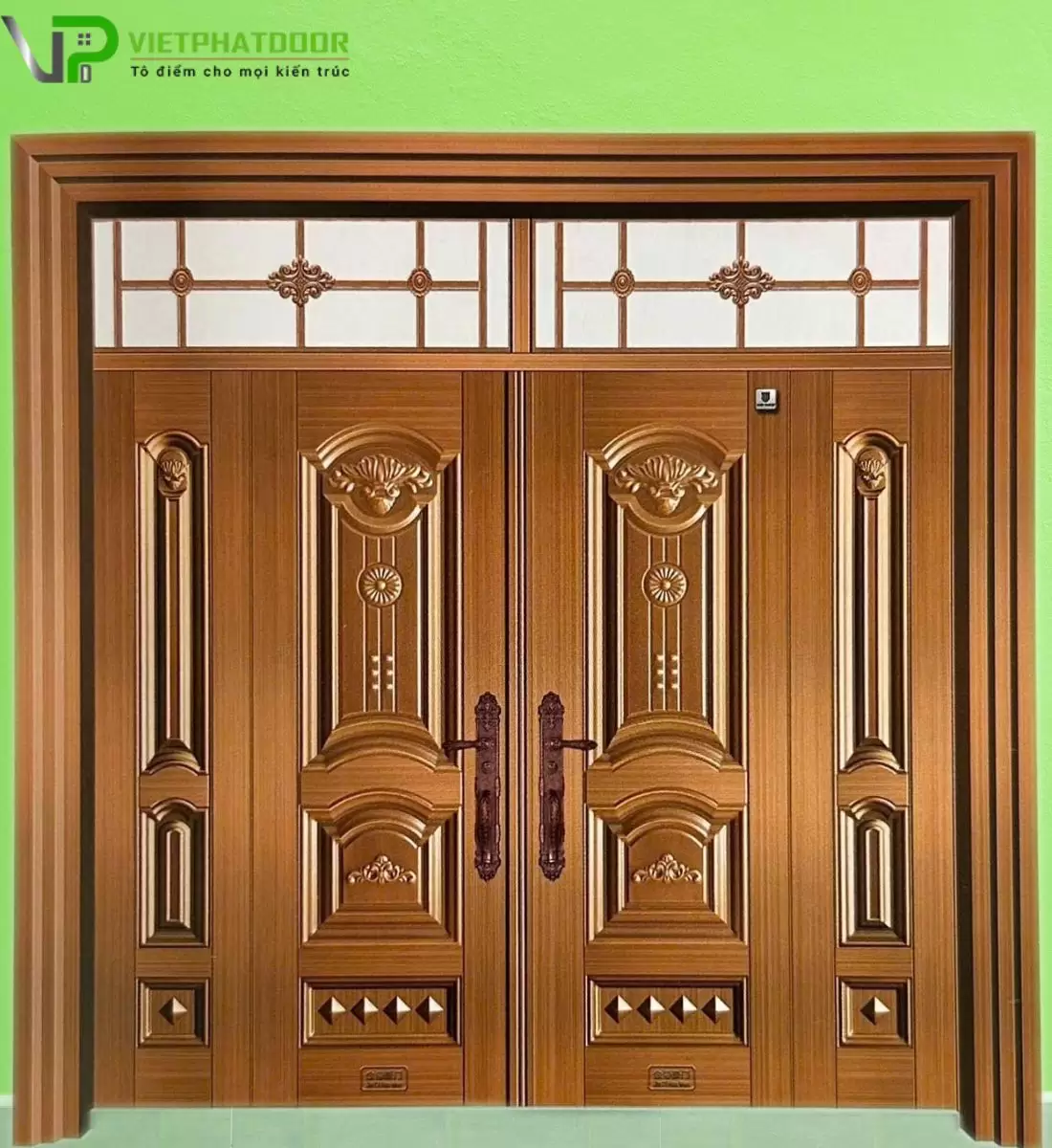 CỬA THÉP VÂN GỖ